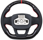 Carbon fiber finish steering wheel for Mahindra Thar interior