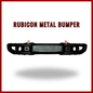 Rubicon Metal Front Bumper