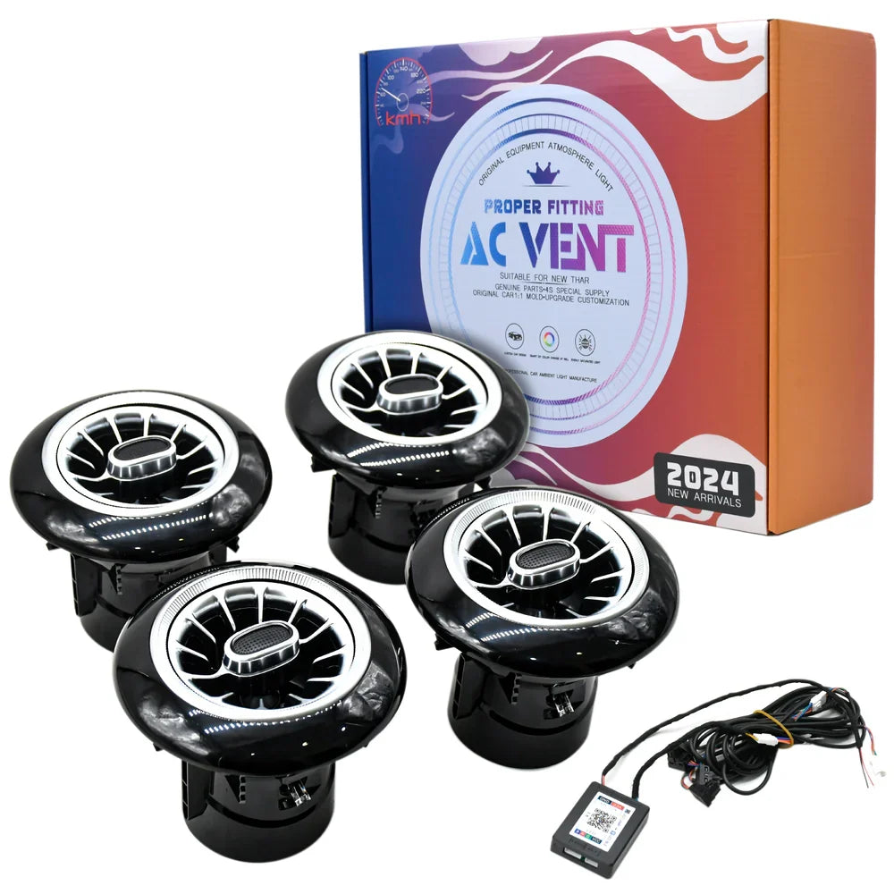 Uniauto Cardi K3 Plus 7th Gen ambient LED AC vent kit for Mahindra Thar and Thar Roxx