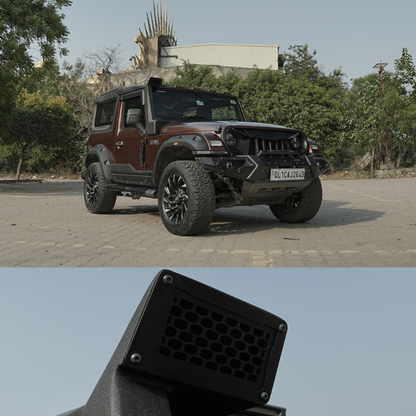 Functional working snorkel air intake accessory for Mahindra Thar