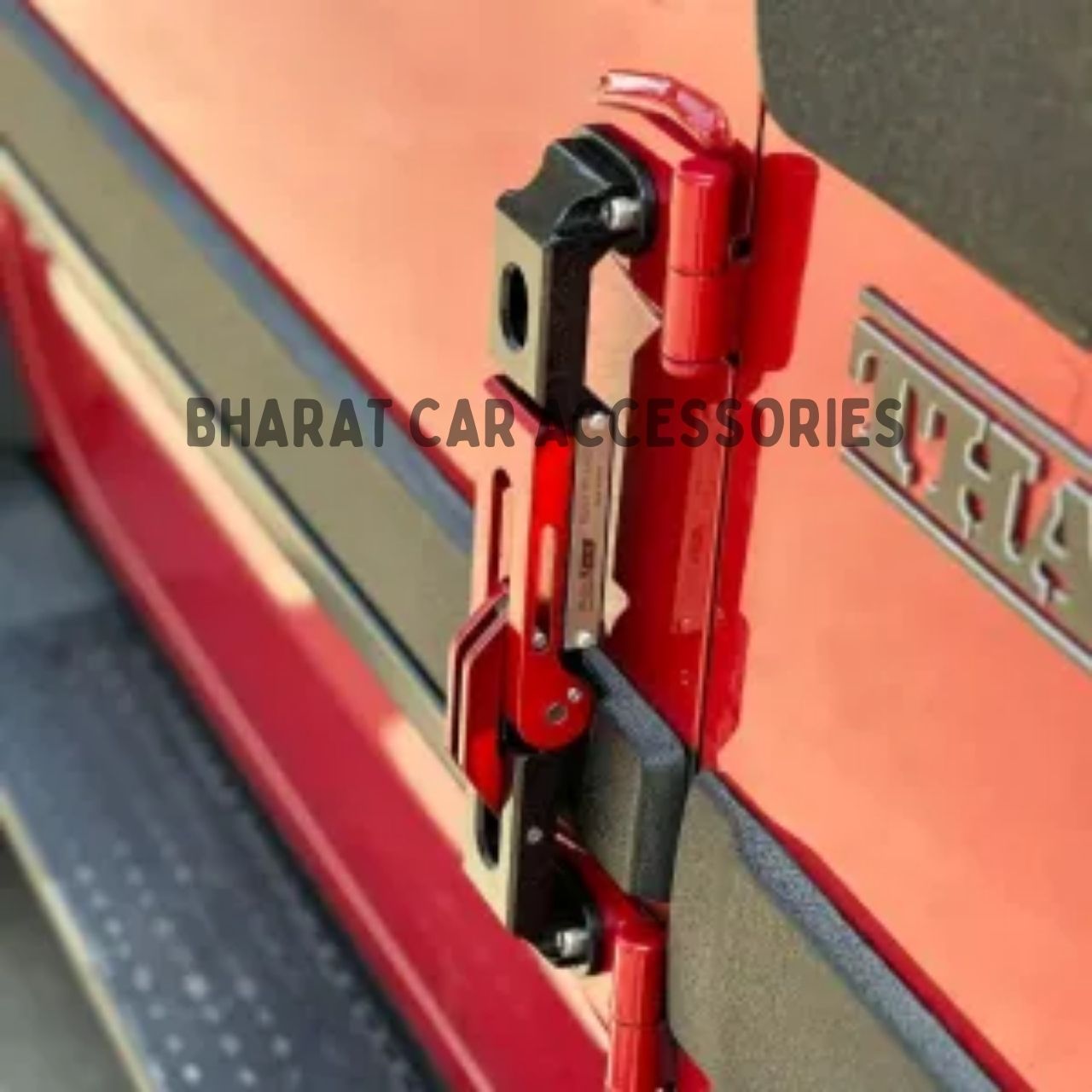 Proman  Door Hinge Red Black