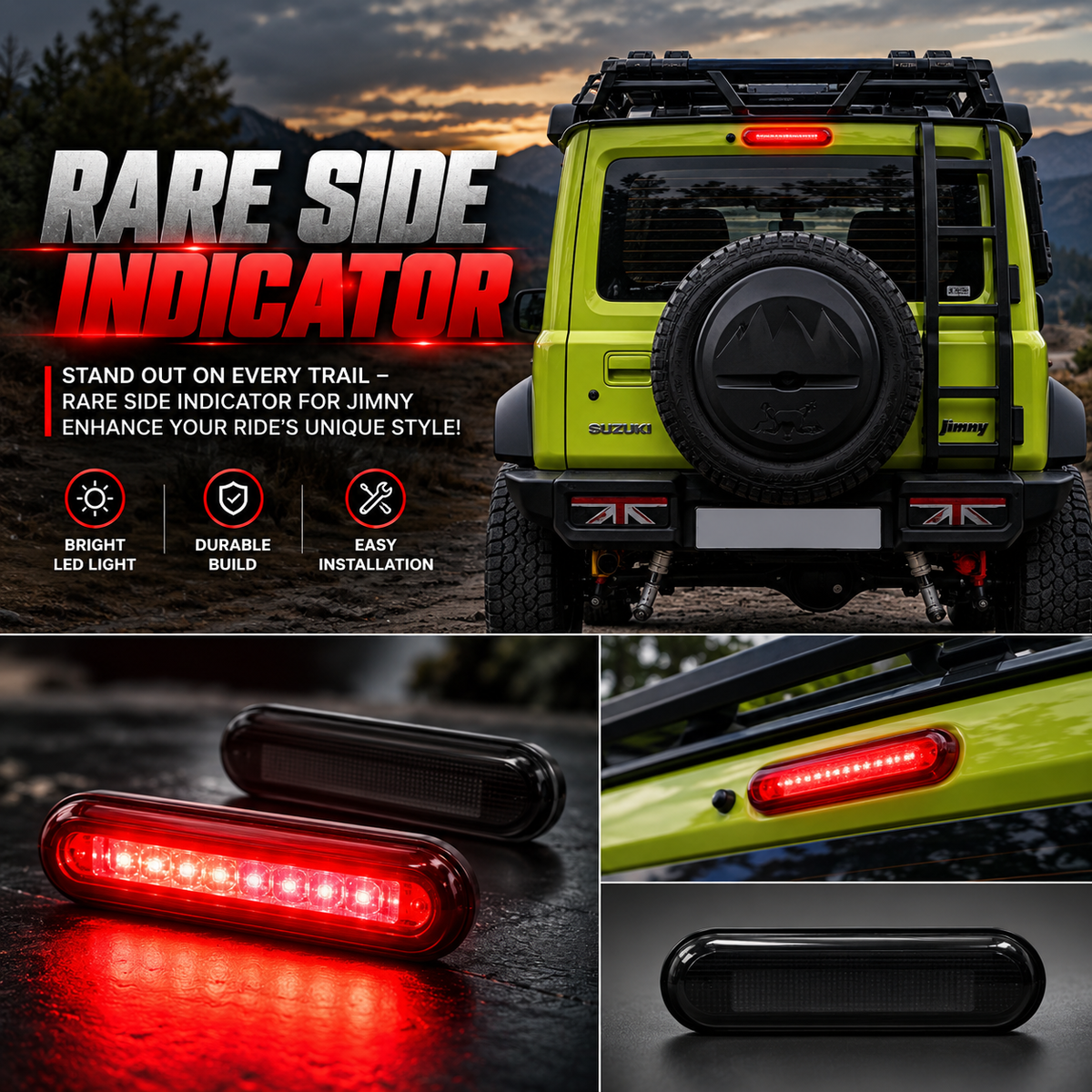 LED rear side indicator light installed on Maruti Suzuki Jimny
