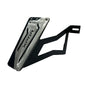 PRAD Metal Dead Pedal Footrest with Black Mounting Bracket for Mahindra Thar 3-Door