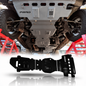 Underbody Armour in Mild Steel and Aluminium for New Mahindra Thar 2020+, Showing Underbody Protection Plate