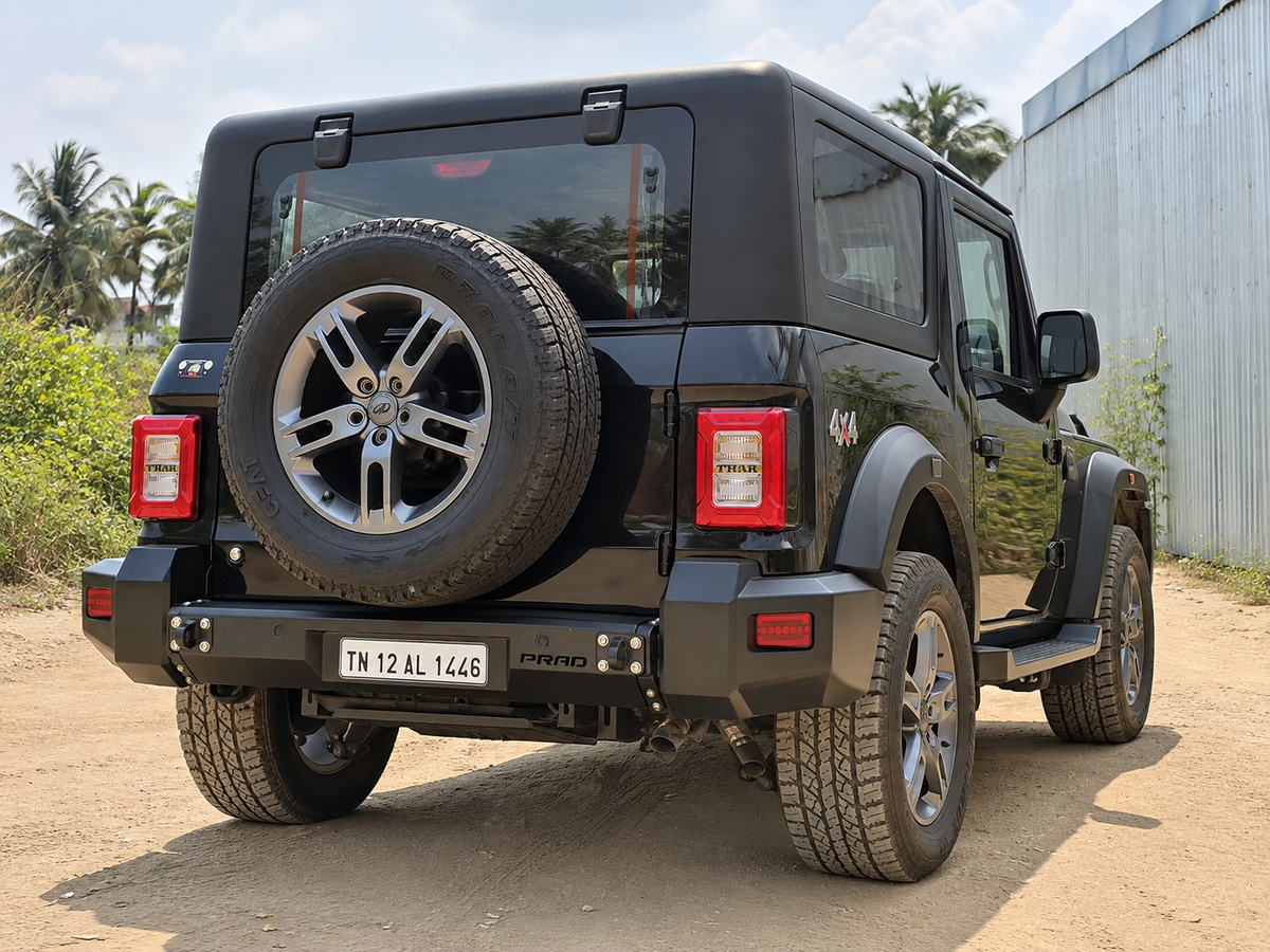 Thar Prad Metal Rear Bumper