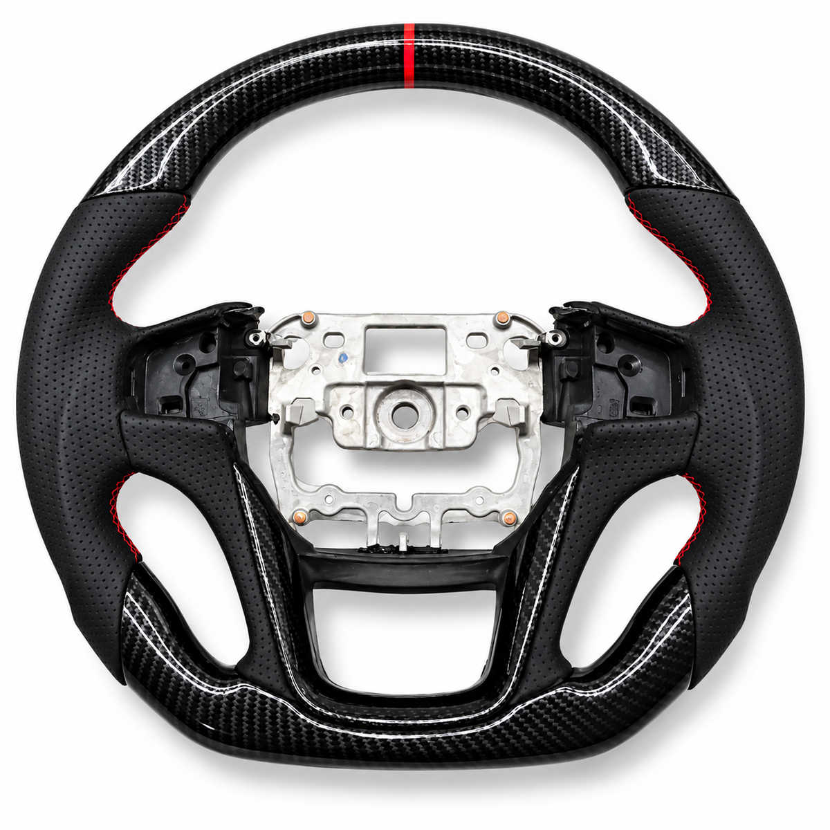 Real carbon fiber steering wheel upgrade for Mahindra Thar interior