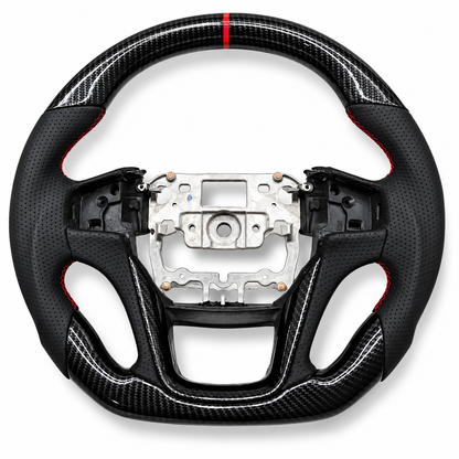 Real carbon fiber steering wheel upgrade for Mahindra Thar interior